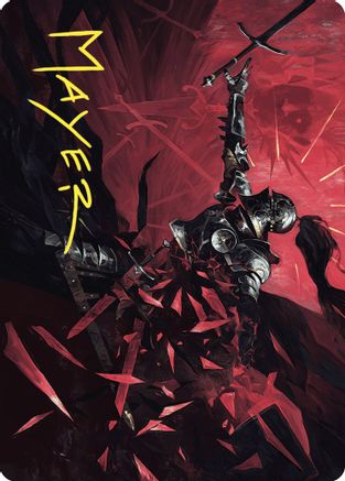 Shatter the Oath Art Card (Gold-Stamped Signature) (ASWOE-014) - Art Series: Wilds of Eldraine