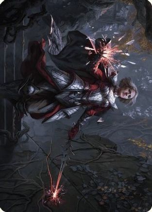 Rowan, Scion of War Art Card (31/81) (ASWOE-031) - Art Series: Wilds of Eldraine