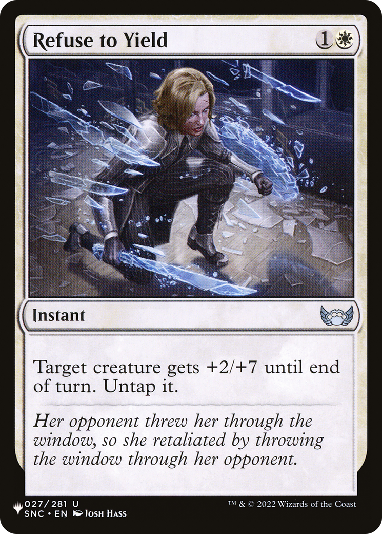 Refuse to Yield (LIST-027/281) - The List