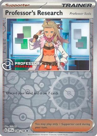 Professor's Research 189/198  - Reverse Holofoil Professor Program Promos - Promo