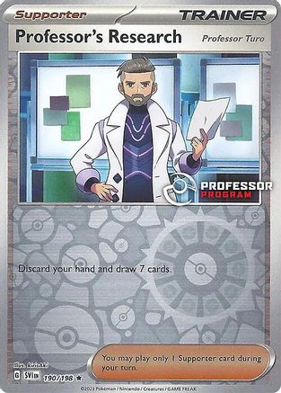 Professor's Research 190/198  - Reverse Holofoil Professor Program Promos - Promo