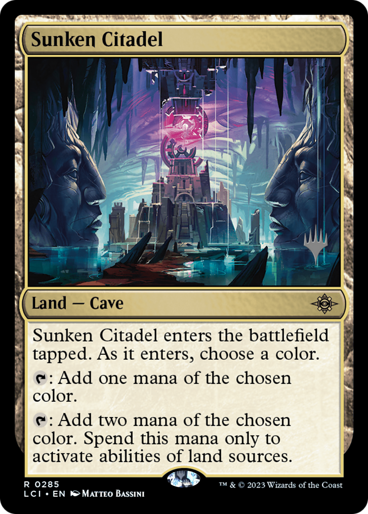 Sunken Citadel (PPLCI-285P) - The Lost Caverns of Ixalan Promos Foil