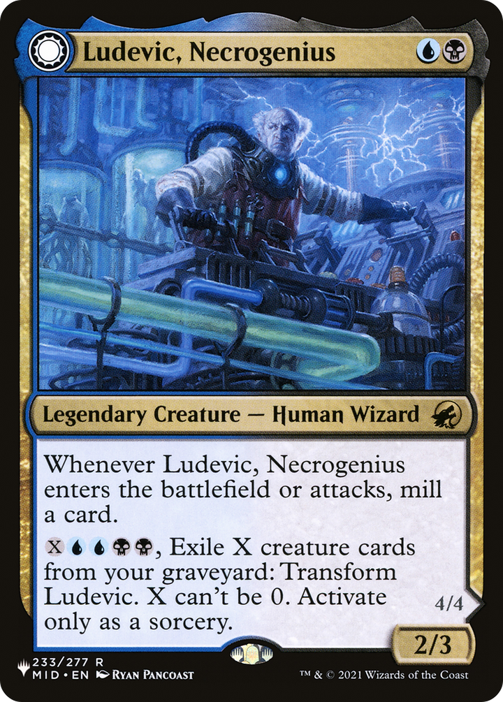 Ludevic, Necrogenius (LIST-233) - The List: (Double Faced Transform)