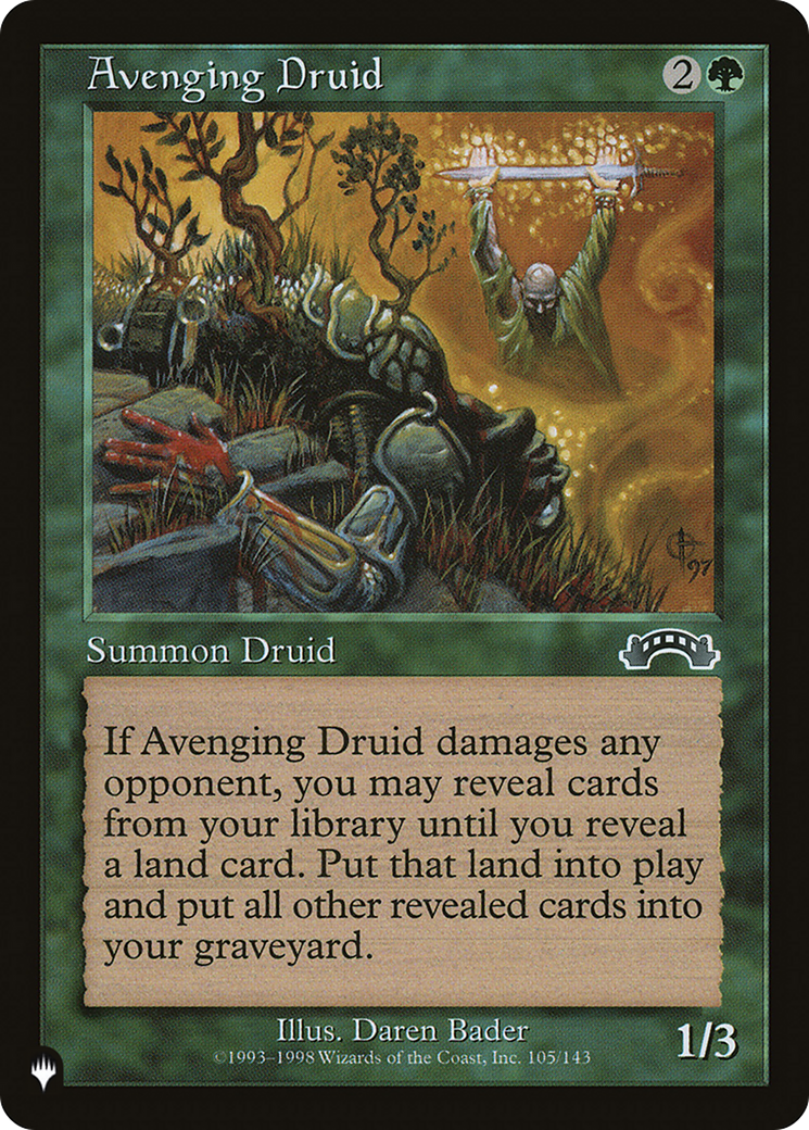 Avenging Druid (LIST-105/143) - The List