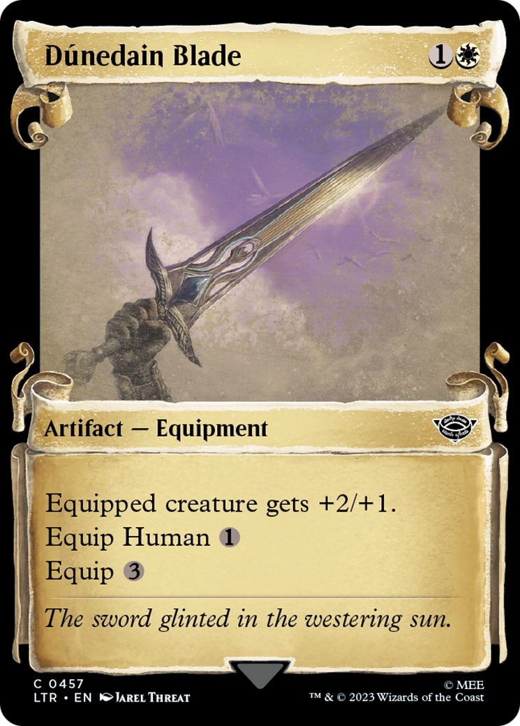 Dunedain Blade (Showcase Scrolls) (LTR-457) - The Lord of the Rings: Tales of Middle-earth: (Showcase)