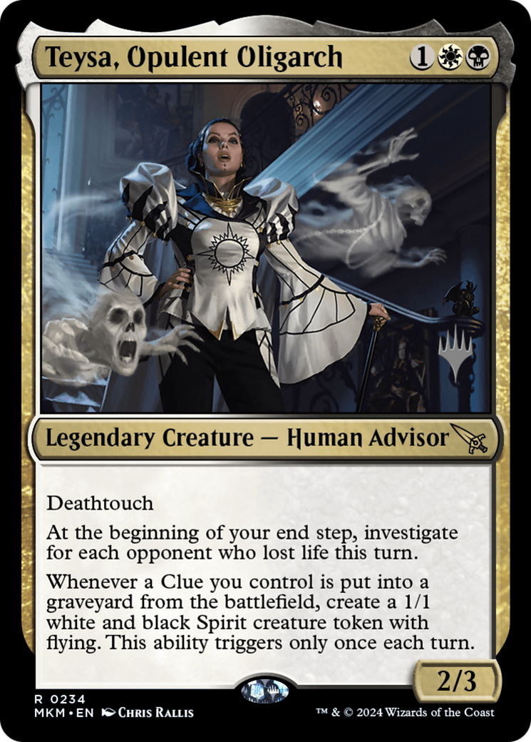 Teysa, Opulent Oligarch (PPMKM-234P) - Murders at Karlov Manor Promos Foil