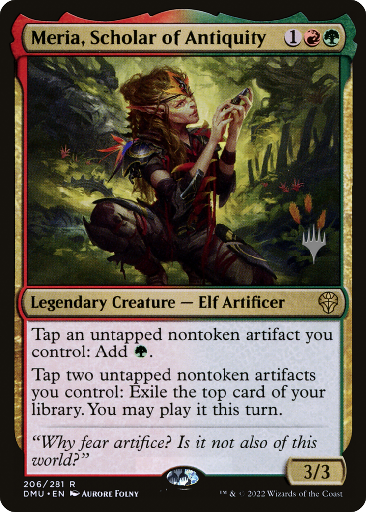 Meria, Scholar of Antiquity (PPDMU-206P) - Dominaria United Promos