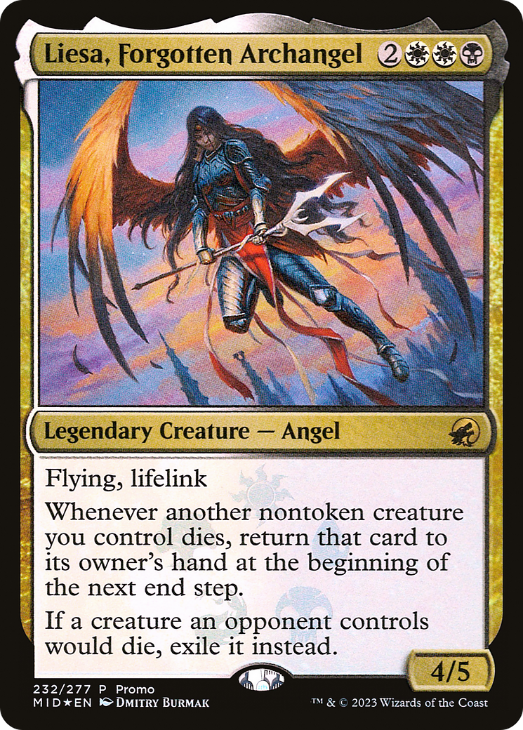 Liesa, Forgotten Archangel (MEDIA-232★) - Innistrad: Midnight Hunt Promos Foil