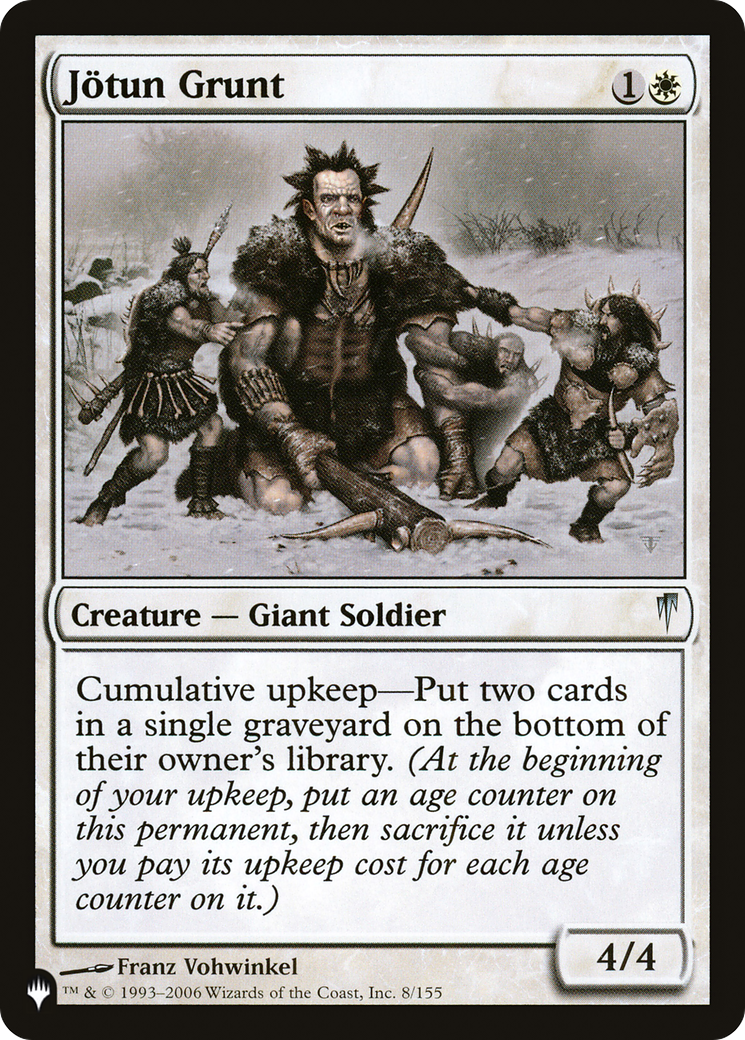 Jotun Grunt (LIST-8/155) - The List