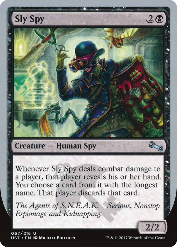 Sly Spy (A) (UST-67A) - Unstable Foil