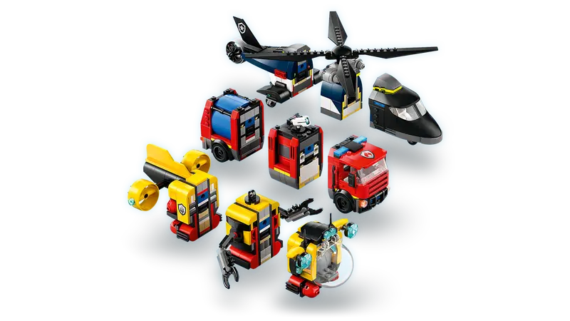 LEGO Helicopter, Fire Truck & Submarine Remix - 60462