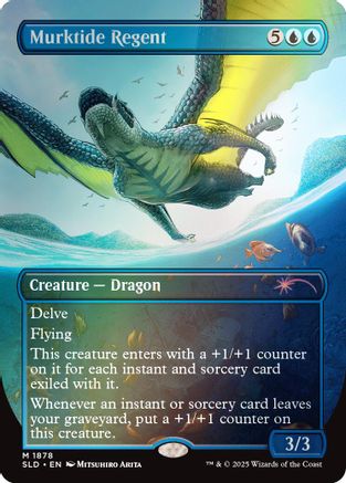Murktide Regent (Rainbow Foil) (SLD-1878) - Secret Lair Drop Series Foil