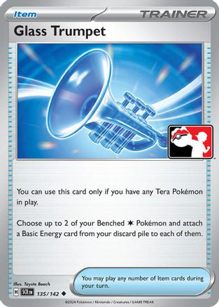 Glass Trumpet 135/142  - Holofoil Prize Pack Series Cards - Uncommon