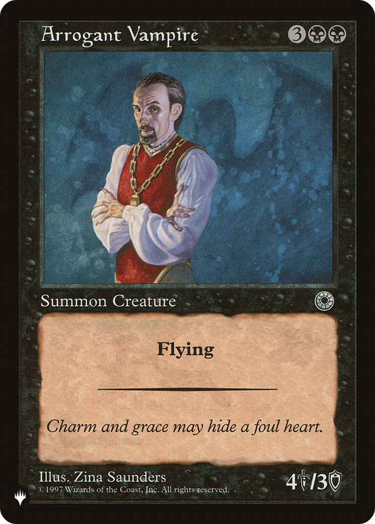Arrogant Vampire (LIST-POR-79) - The List