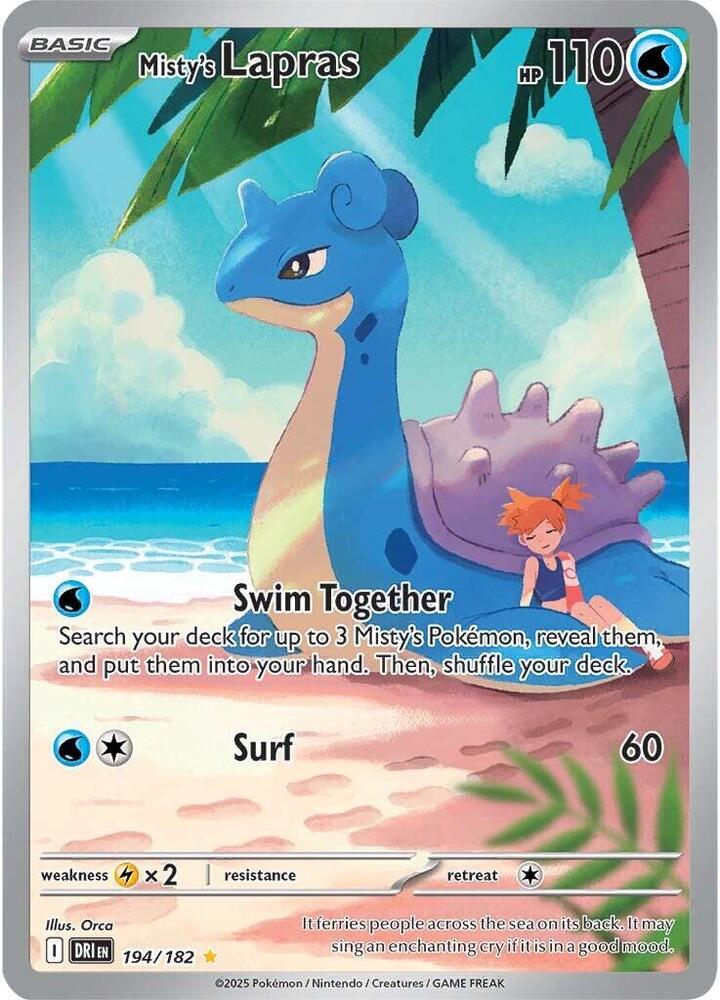 Misty's Lapras DRI 194/182 PSA-9