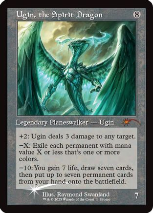 Ugin, the Spirit Dragon (Retro Frame) (MFP-001) - Secret Lair Drop Series Foil