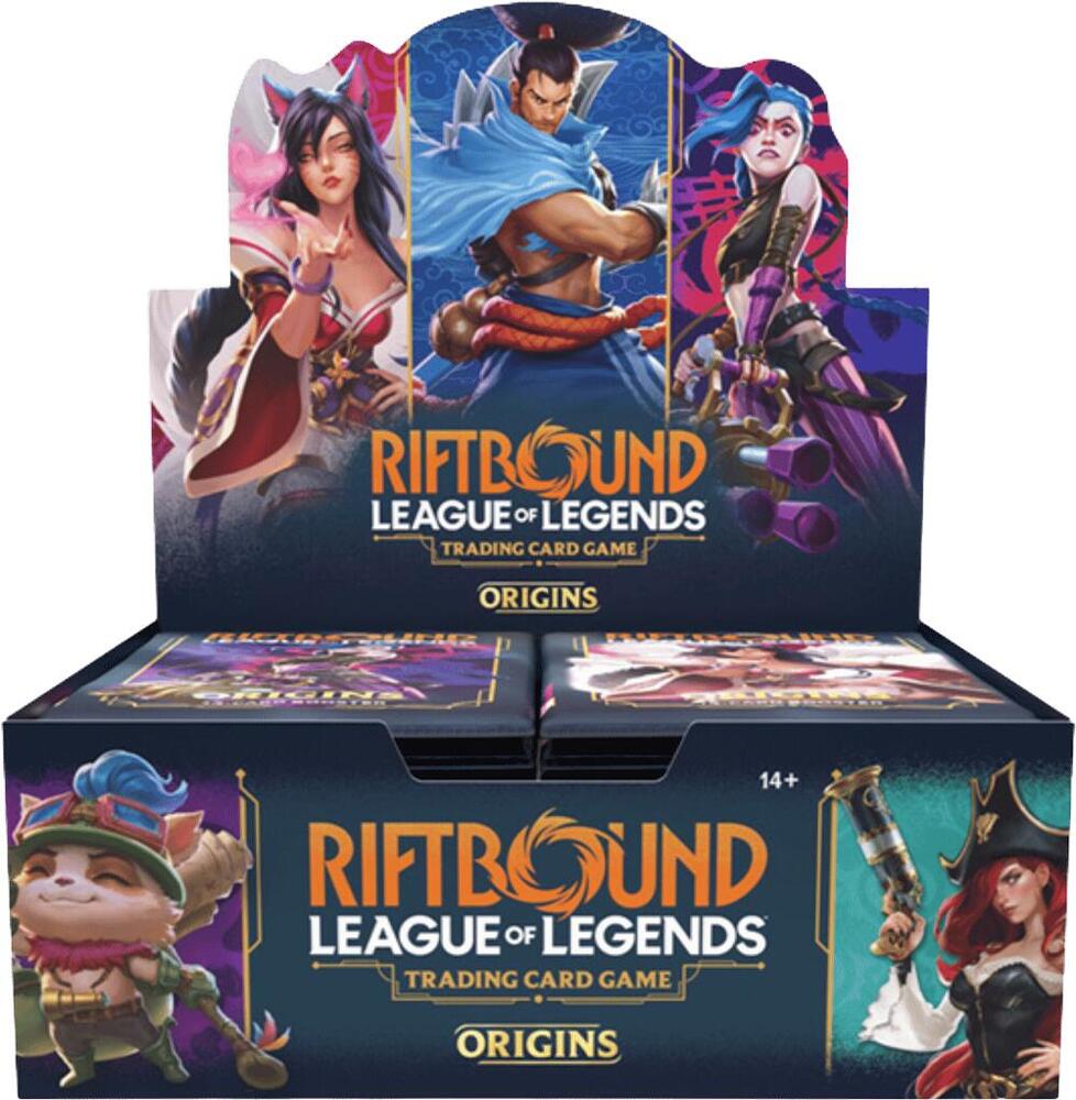 Riftbound League of Legends: Origins Booster Display