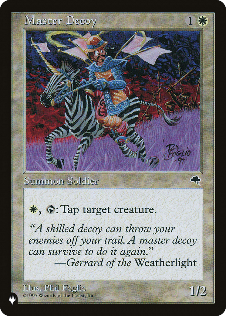 Master Decoy (LIST-) - The List