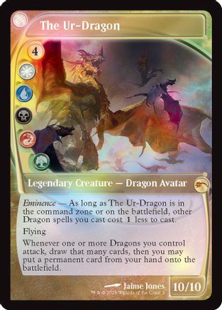 The Ur-Dragon (Future Sight) (MFP-003) - Secret Lair Drop Series Foil