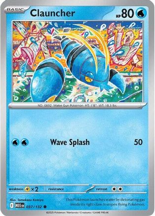 Clauncher 037/132  ME01 Mega Evolution - Common