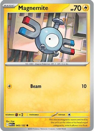 Magnemite 045/132  ME01 Mega Evolution - Common