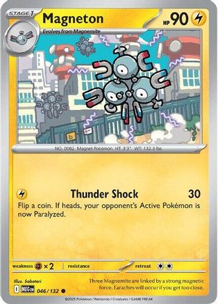 Magneton 046/132  - Reverse Holofoil ME01 Mega Evolution - Common