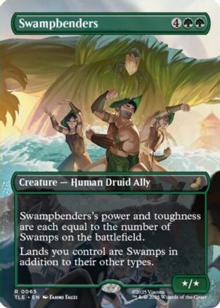 Swampbenders (Borderless) (TLE-066) - Avatar: The Last Airbender: Eternal-Legal Foil