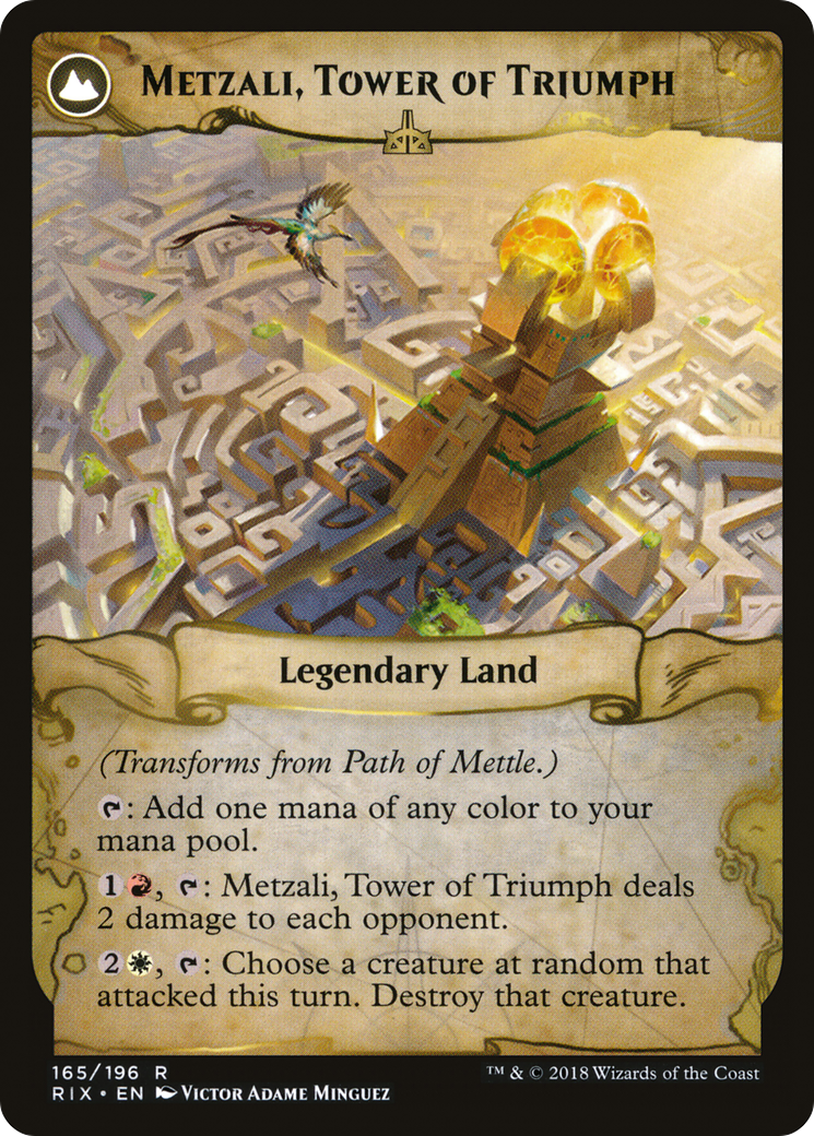 Path of Mettle (RIX-165) - Rivals of Ixalan: (compasslanddfc)