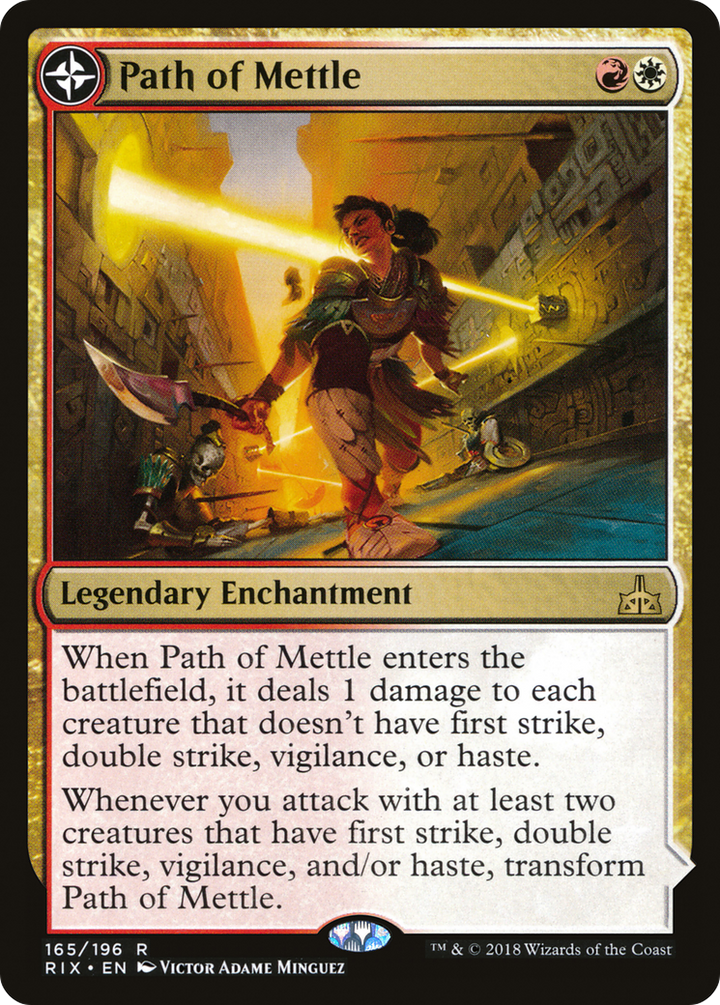 Path of Mettle (RIX-165) - Rivals of Ixalan: (compasslanddfc) Foil