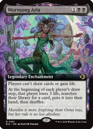 Mornsong Aria (Extended Art) (ECL-361) - Lorwyn Eclipsed