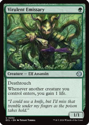 Virulent Emissary (ECL-202) - Lorwyn Eclipsed Foil