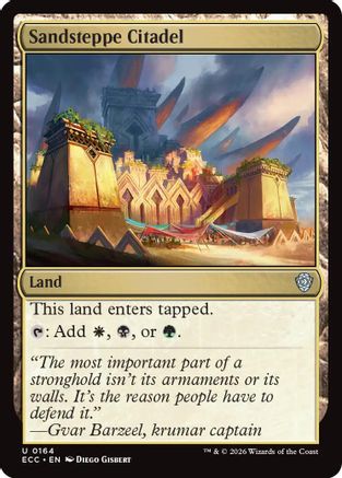 Sandsteppe Citadel (ECC-164) - Commander: Lorwyn Eclipsed
