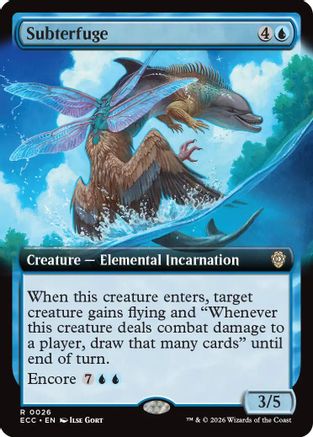 Subterfuge (Extended Art) (ECC-026) - Commander: Lorwyn Eclipsed