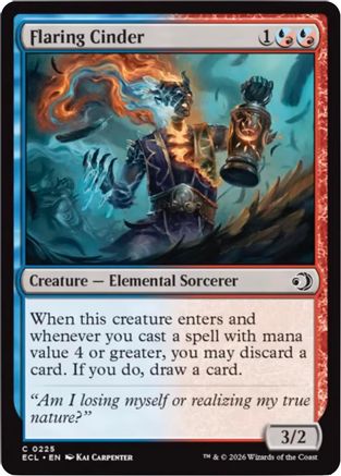 Flaring Cinder (ECL-225) - Lorwyn Eclipsed