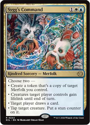 Sygg's Command (ECL-244) - Lorwyn Eclipsed Foil