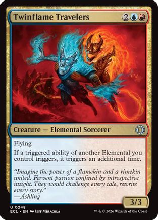 Twinflame Travelers (ECL-248) - Lorwyn Eclipsed Foil