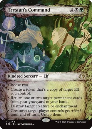 Trystan's Command (Showcase) (ECL-344) - Lorwyn Eclipsed Foil