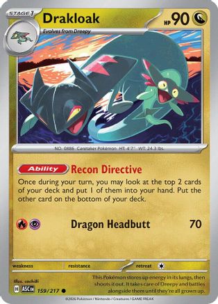 Drakloak 159/217  ME Ascended Heroes - Common