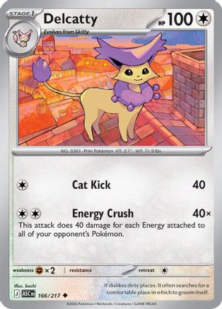 Delcatty 166  ME Ascended Heroes - Uncommon