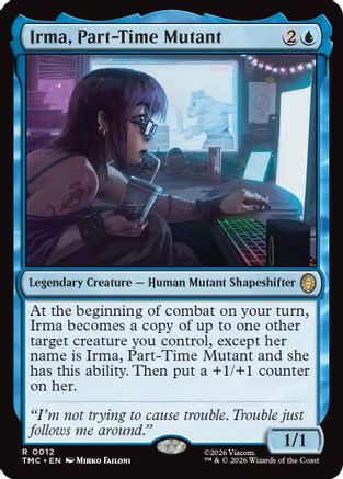 Irma, Part-Time Mutant (TMC-012) - Commander: Teenage Mutant Ninja Turtles Foil