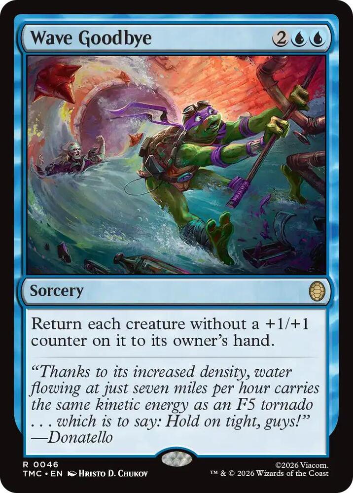 Wave Goodbye (TMC-046) - Commander: Teenage Mutant Ninja Turtles Foil