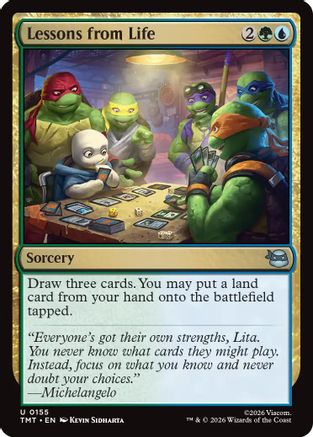 Lessons from Life (TMC-155) - Commander: Teenage Mutant Ninja Turtles