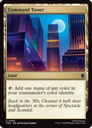 Command Tower (TMC-063) - Commander: Teenage Mutant Ninja Turtles Foil