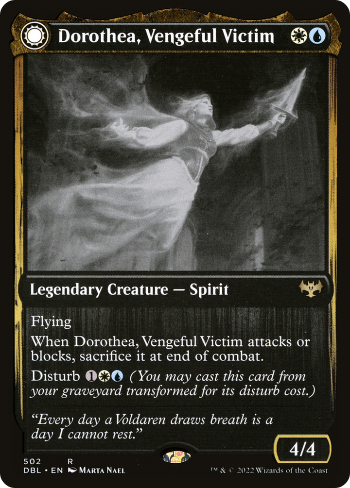Dorothea, Vengeful Victim (DBL-502) - Innistrad: Double Feature: (Double Faced Transform)