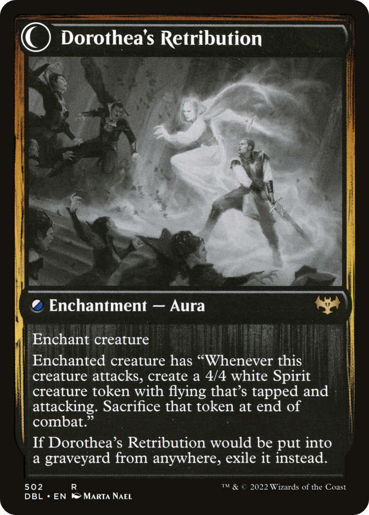 Dorothea, Vengeful Victim (DBL-502) - Innistrad: Double Feature: (Double Faced Transform) Foil