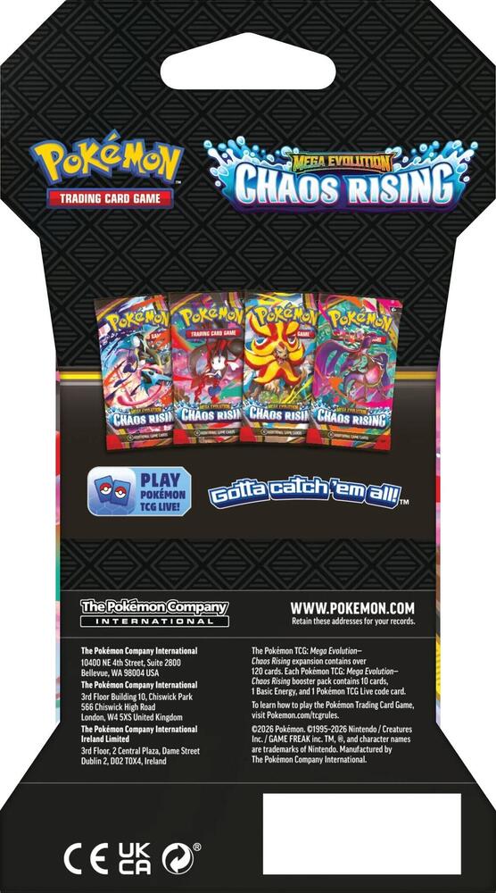 Chaos Rising Booster Sleeved Booster Pack