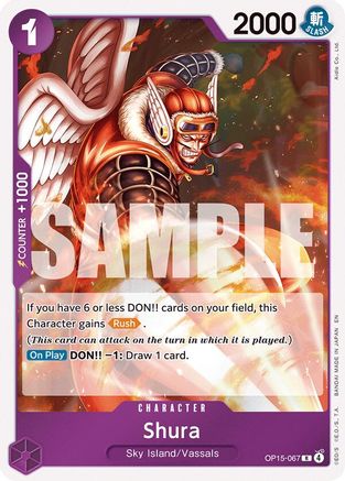 Shura (OP15-067) - Adventure on Kami's Island Foil