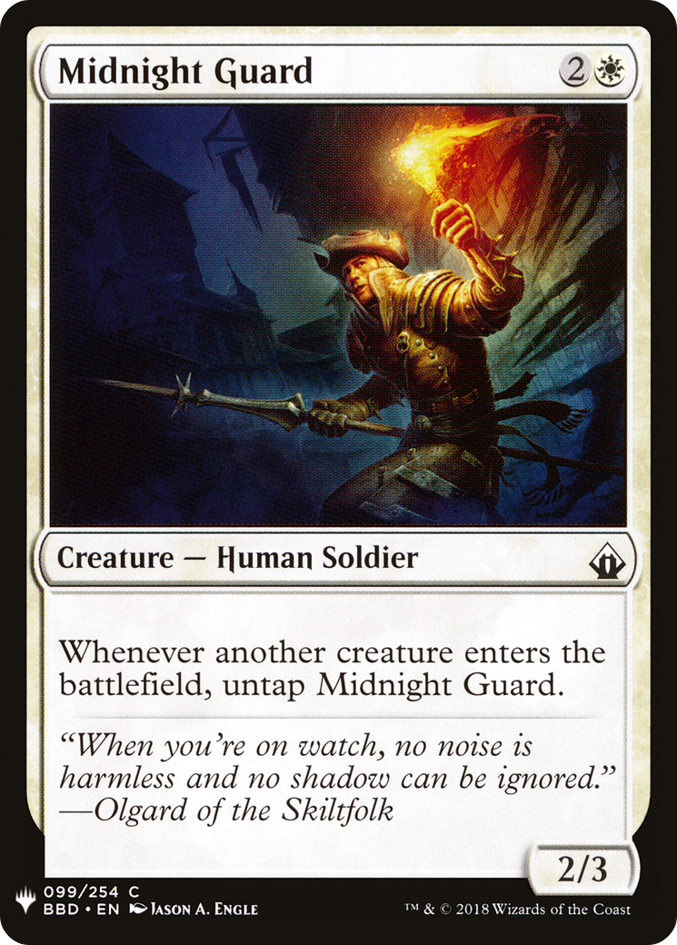 Midnight Guard (LIST-099) - The List