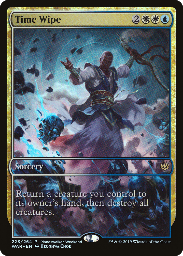 Time Wipe (PEP-223) - War of the Spark Promos Foil