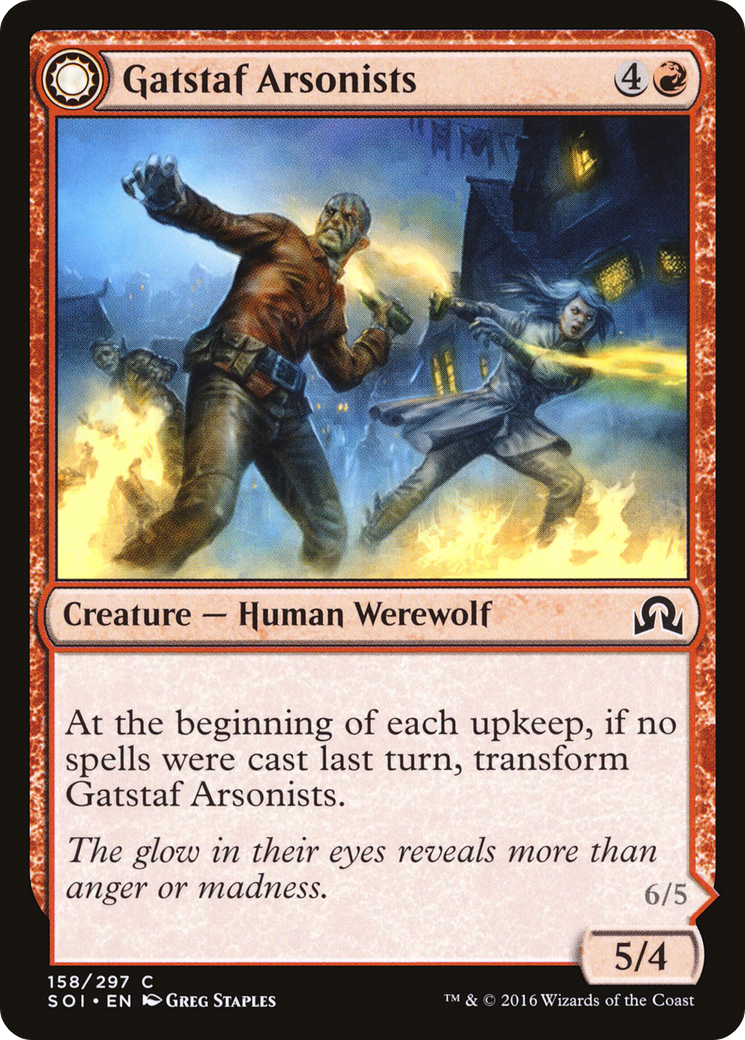 Gatstaf Arsonists (SOI-158) - Shadows over Innistrad: (Double Faced Transform)
